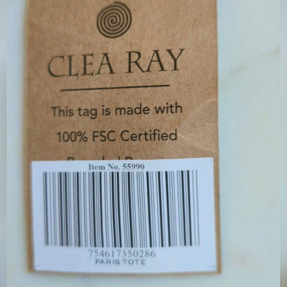 NWT CLEA RAY Large Paris TOTE - Picture 5 of 16